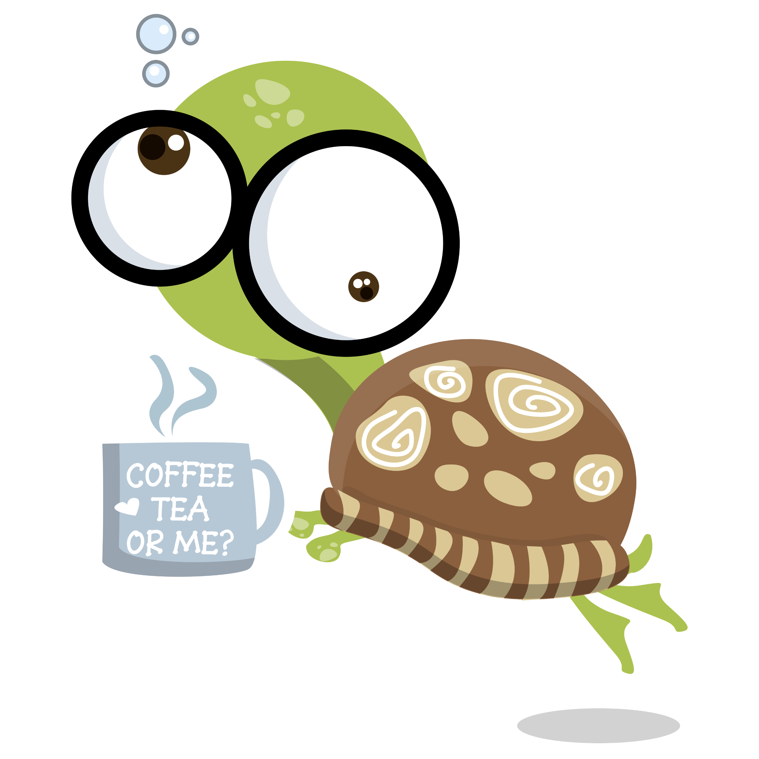 Flippy Turtle - Coffee, Tea or Me?